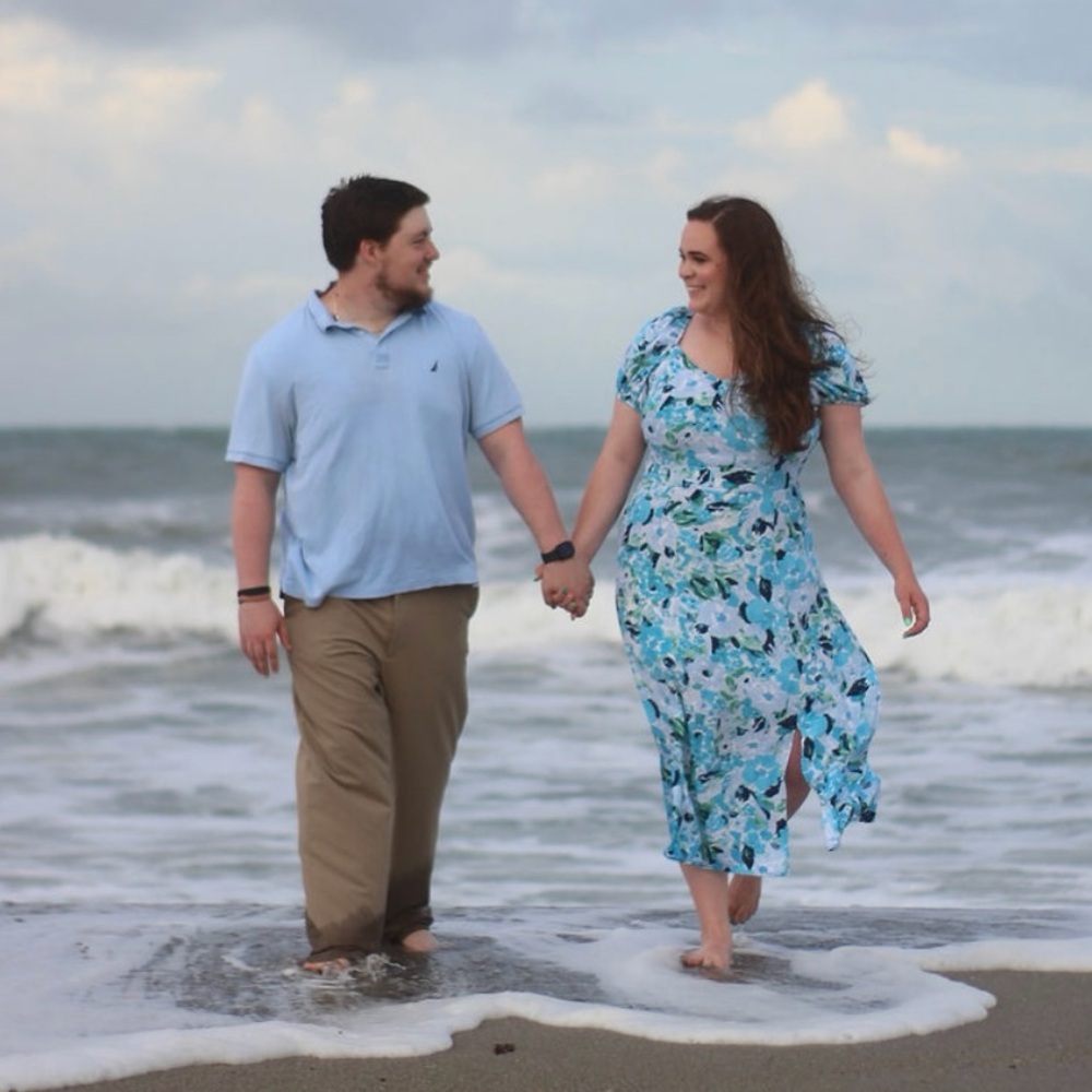 Loft Size 14 Blue Floral Maxi Dress - Vibrant Seafoam Print